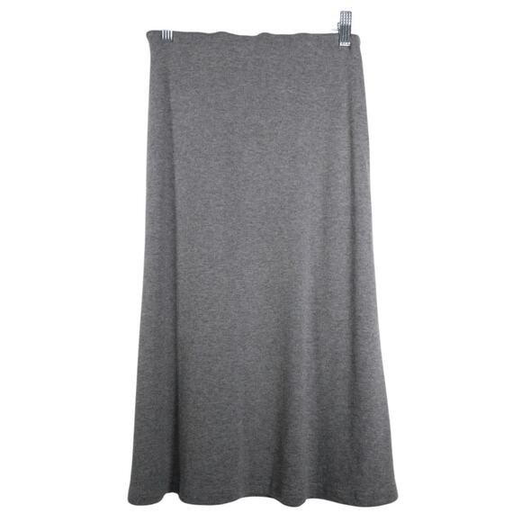 New OGL Women’s Soft Thermal Pull-On Midi Skirt Stretch Gray $50 XS 1351-2